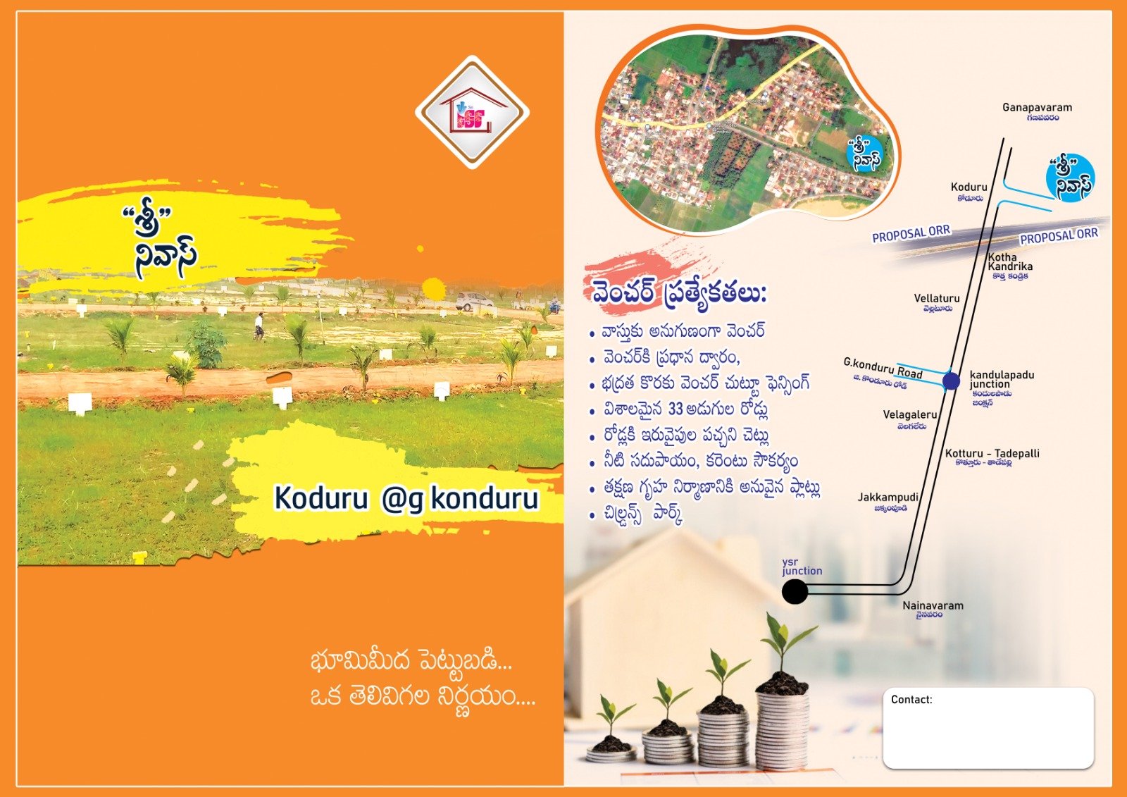 Sri Navya Venture – Premium Residential Plots at Koduru, G Konduru